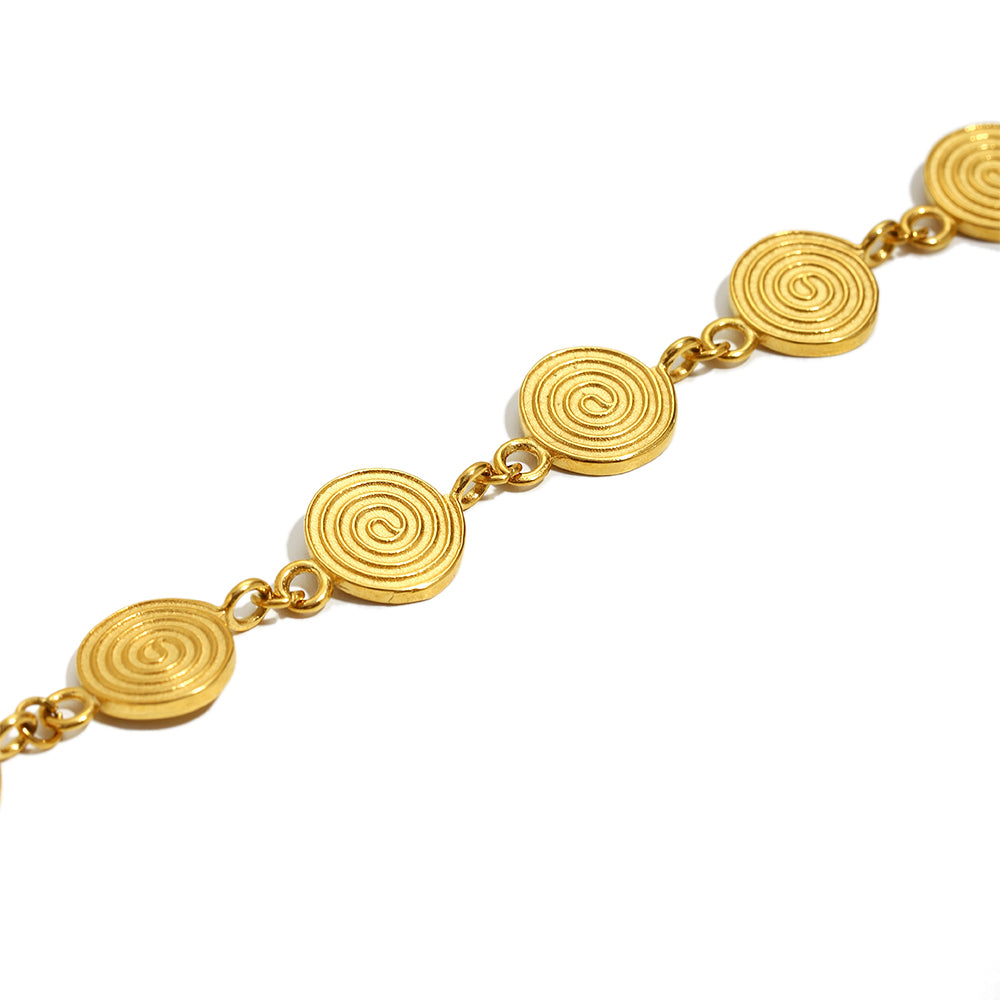 Jemma's Twirl Bracelet In Gold