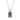 The World's Tarot Card Necklace In Silver