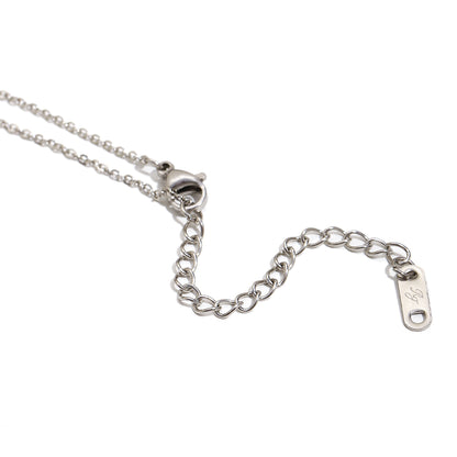 The World's Tarot Card Necklace In Silver
