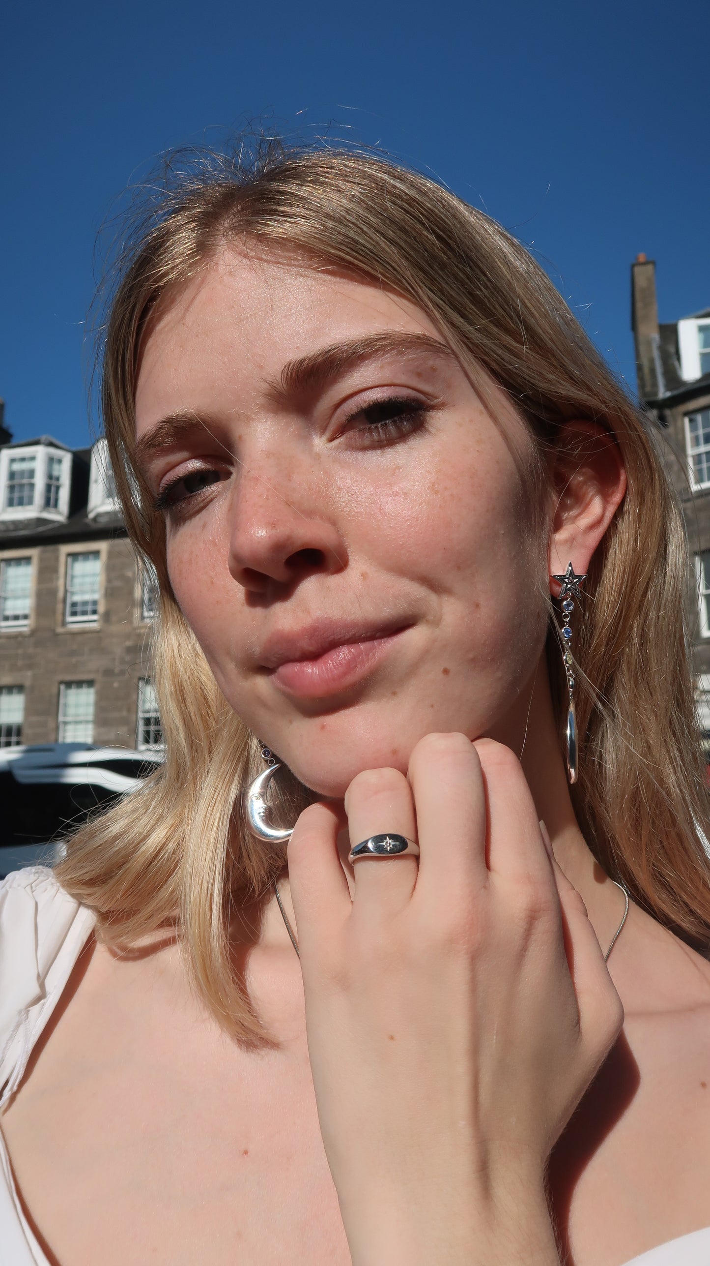 Scarlett's Star Ring In Silver