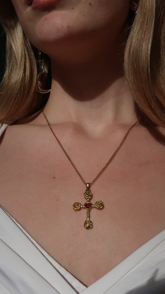 Rosie's Cross Necklace