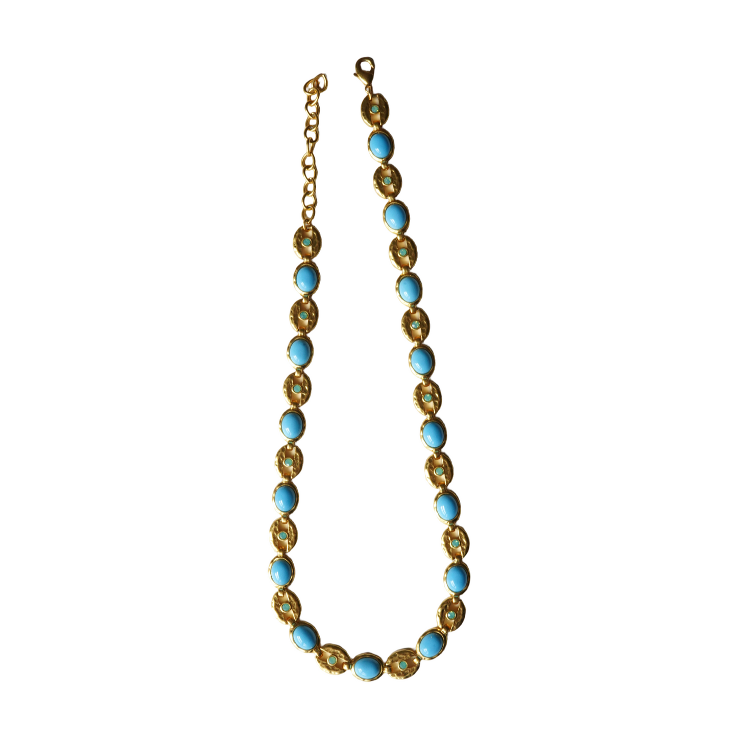 Joy's Blue Gemstone Necklace