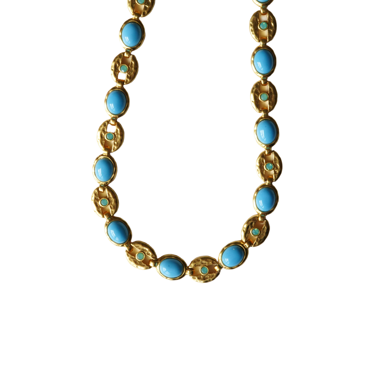 Joy's Blue Gemstone Necklace