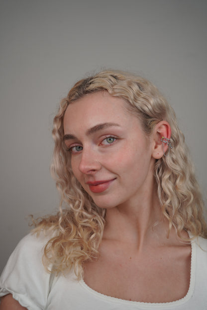 Isabella’s silver colourful cuff