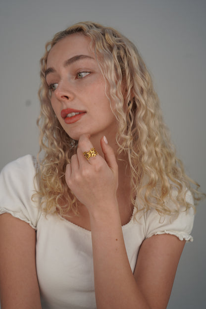 Anaise's Coral Ring