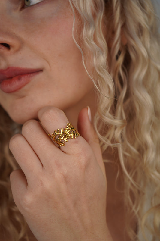 Anaise's Coral Ring