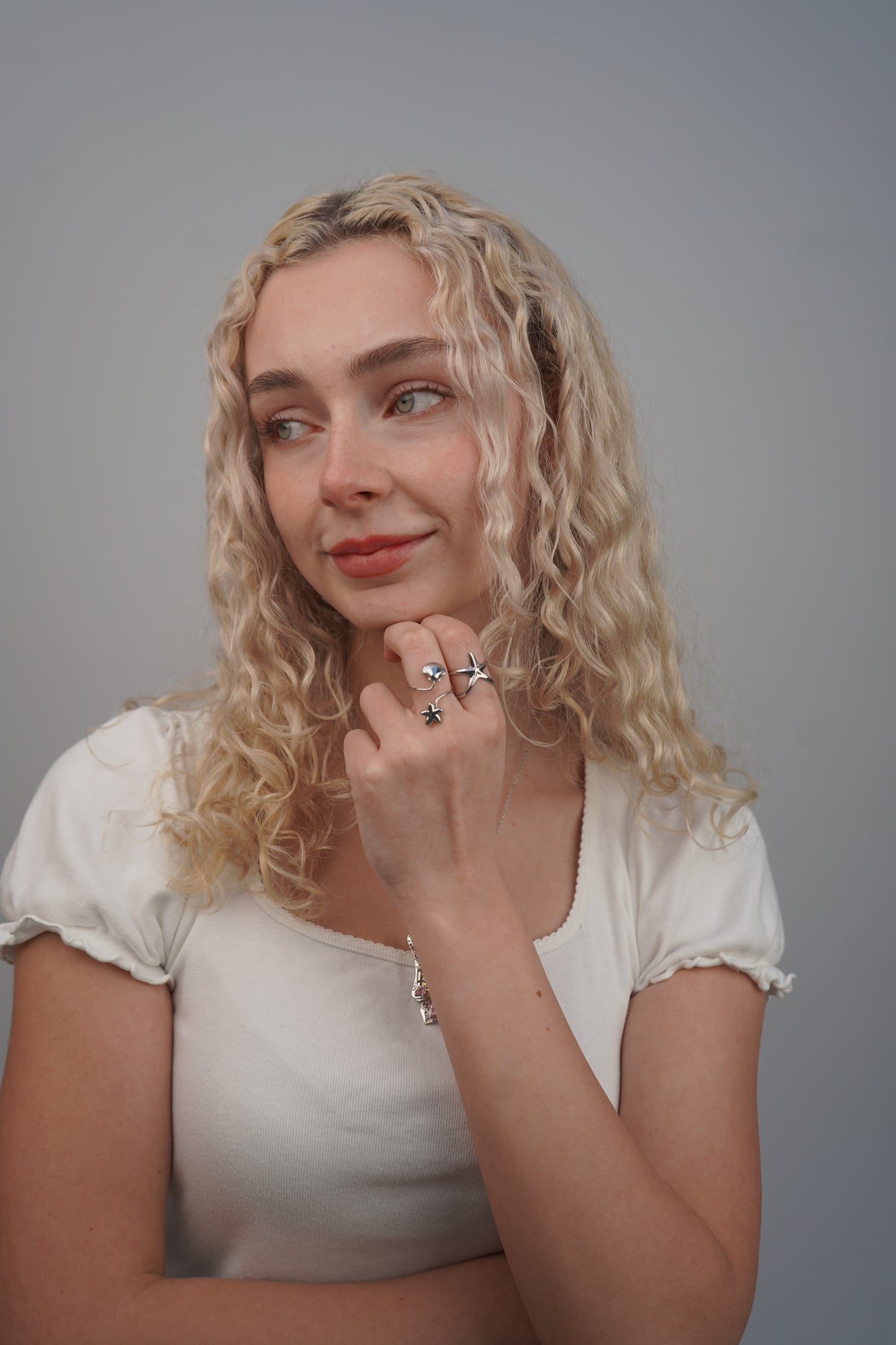 Sienna's Star Ring In Silver