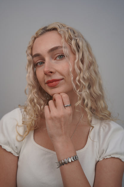 Sandra's Wave Ring In Silver