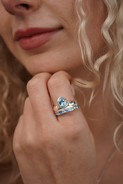 Paloma ring in silver