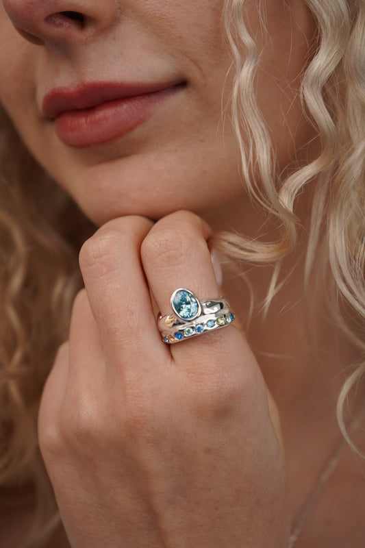 Paloma ring in silver