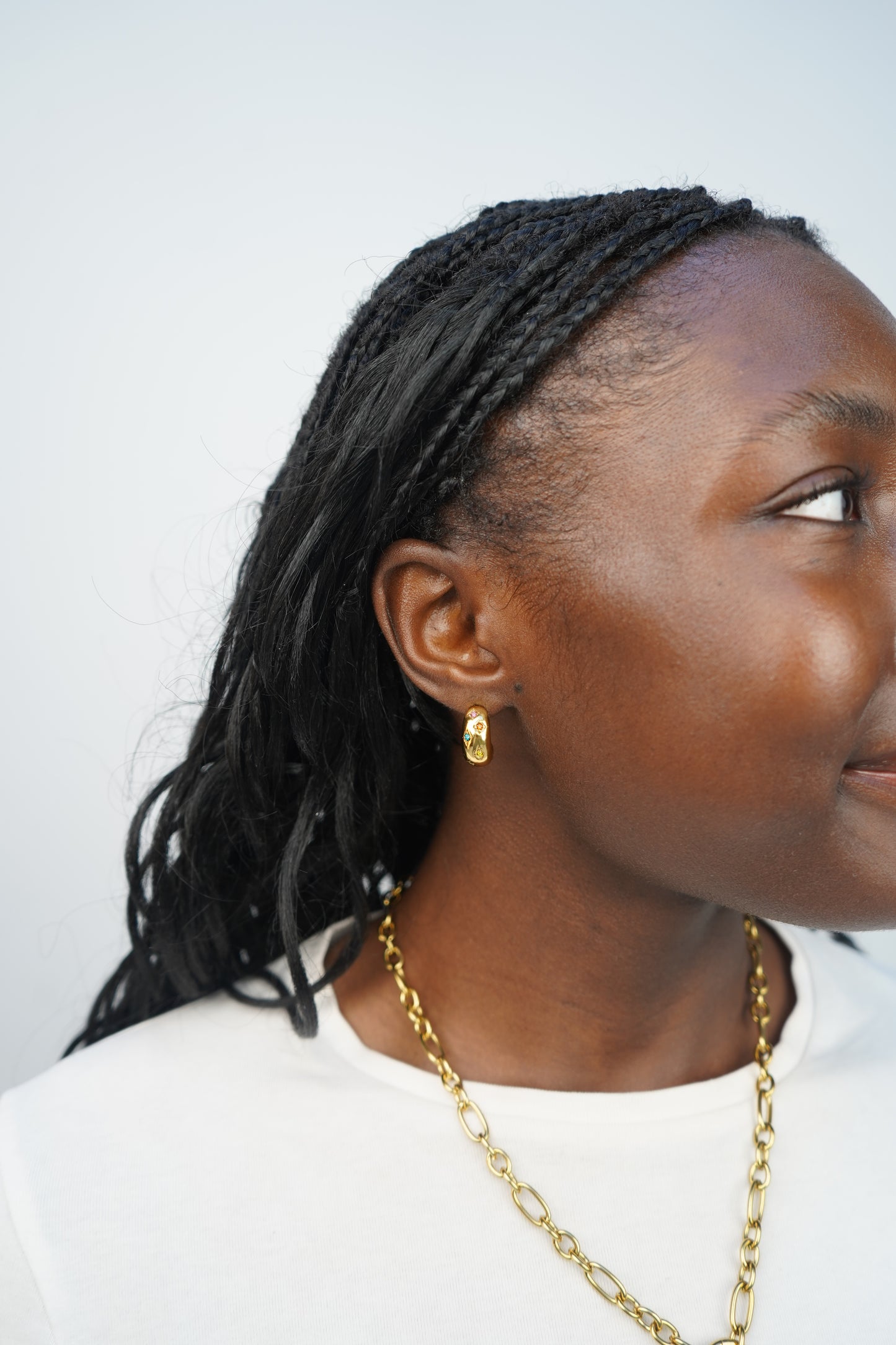 Alessandra's Star Hoops