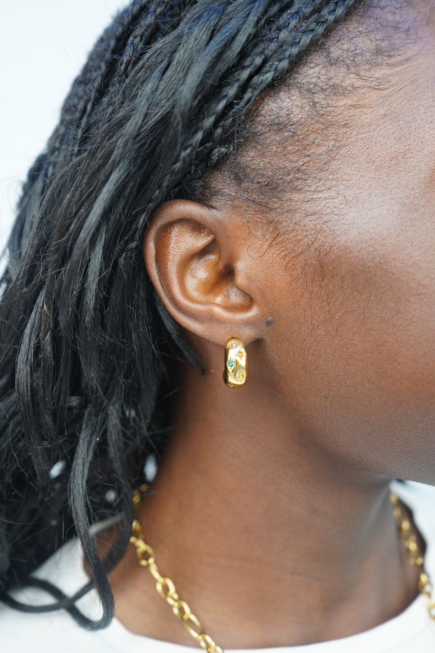 Alessandra's Star Hoops