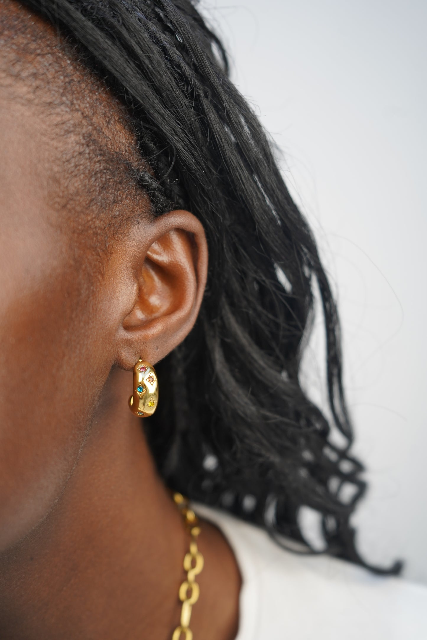 Alessandra's Star Hoops