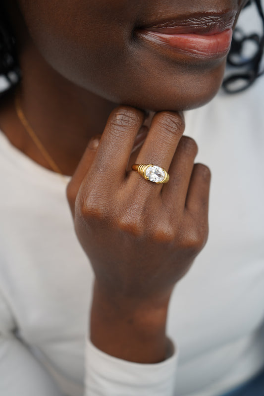 Audrey's Crystal Ring