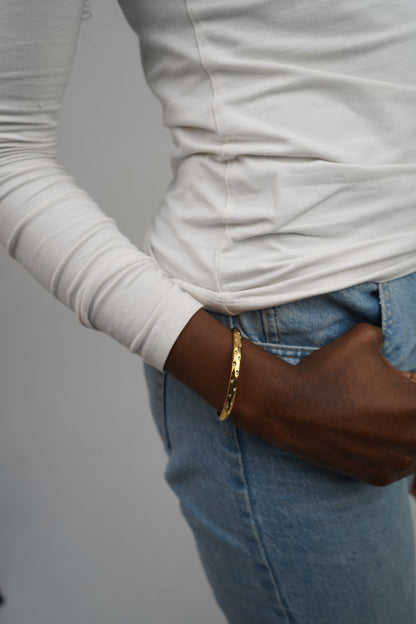 Eloise's Star Bangle in white