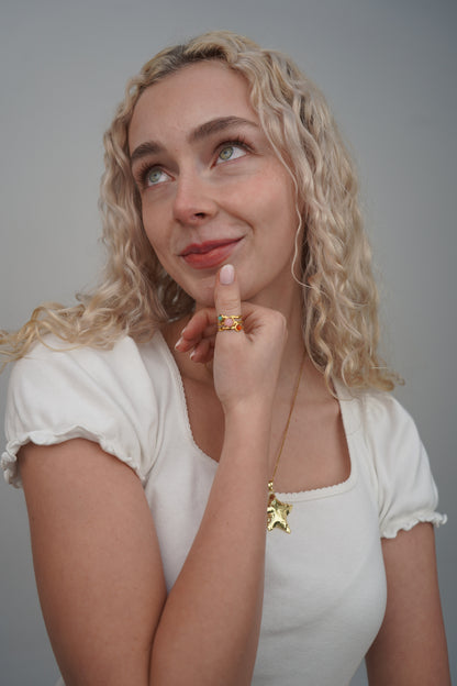 Gaia's Gemstone Ring