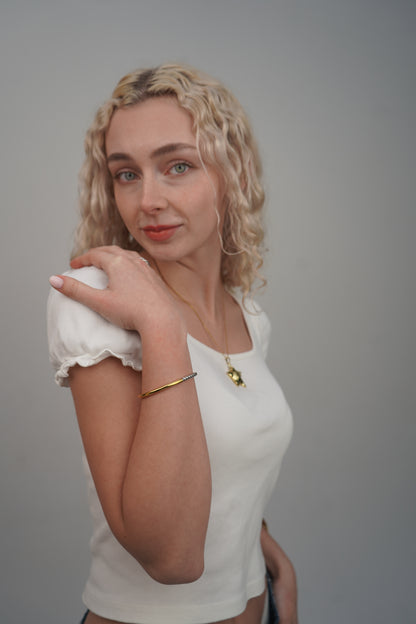 Melanie's Mixed Metal Bangle