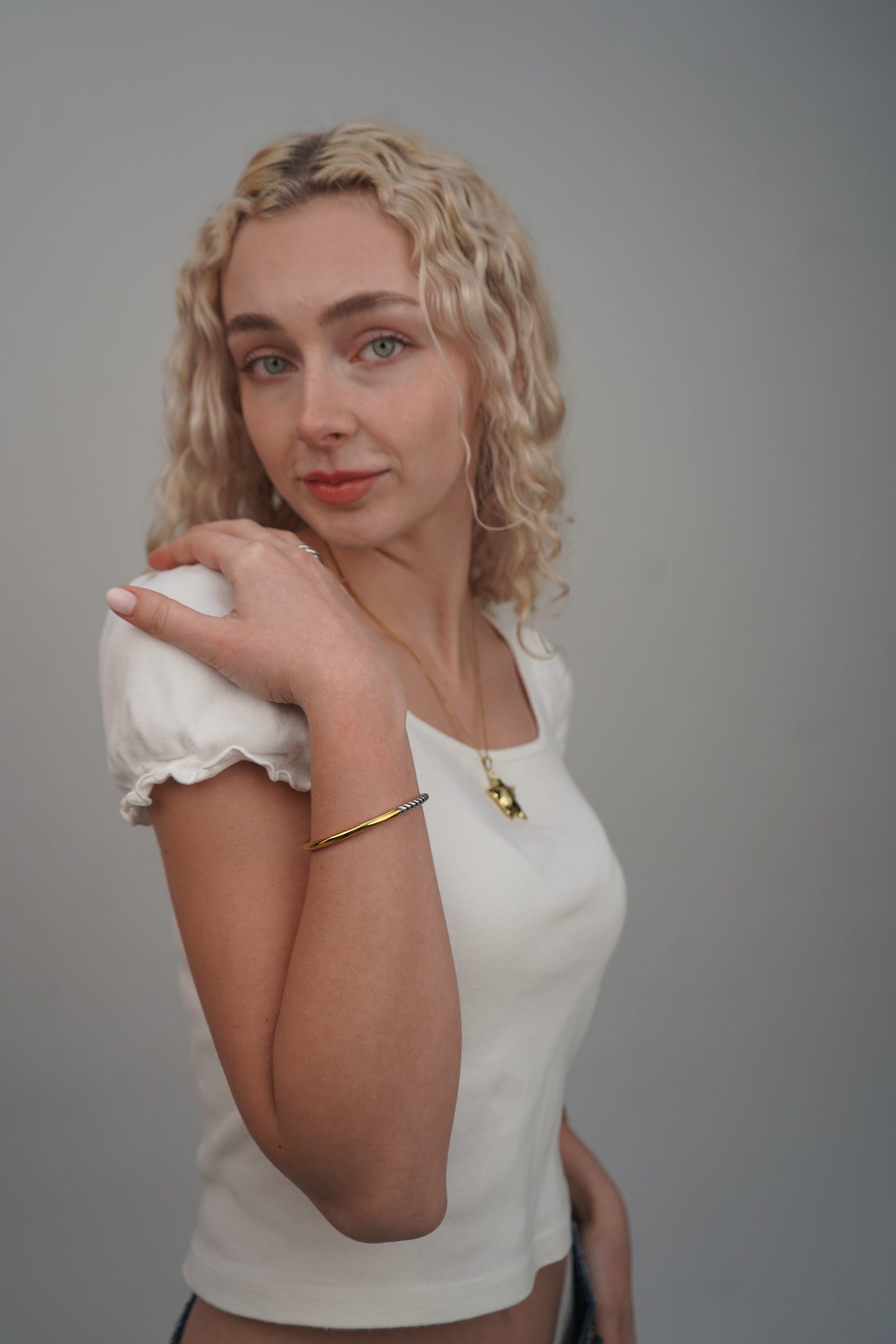 Melanie's Mixed Metal Bangle