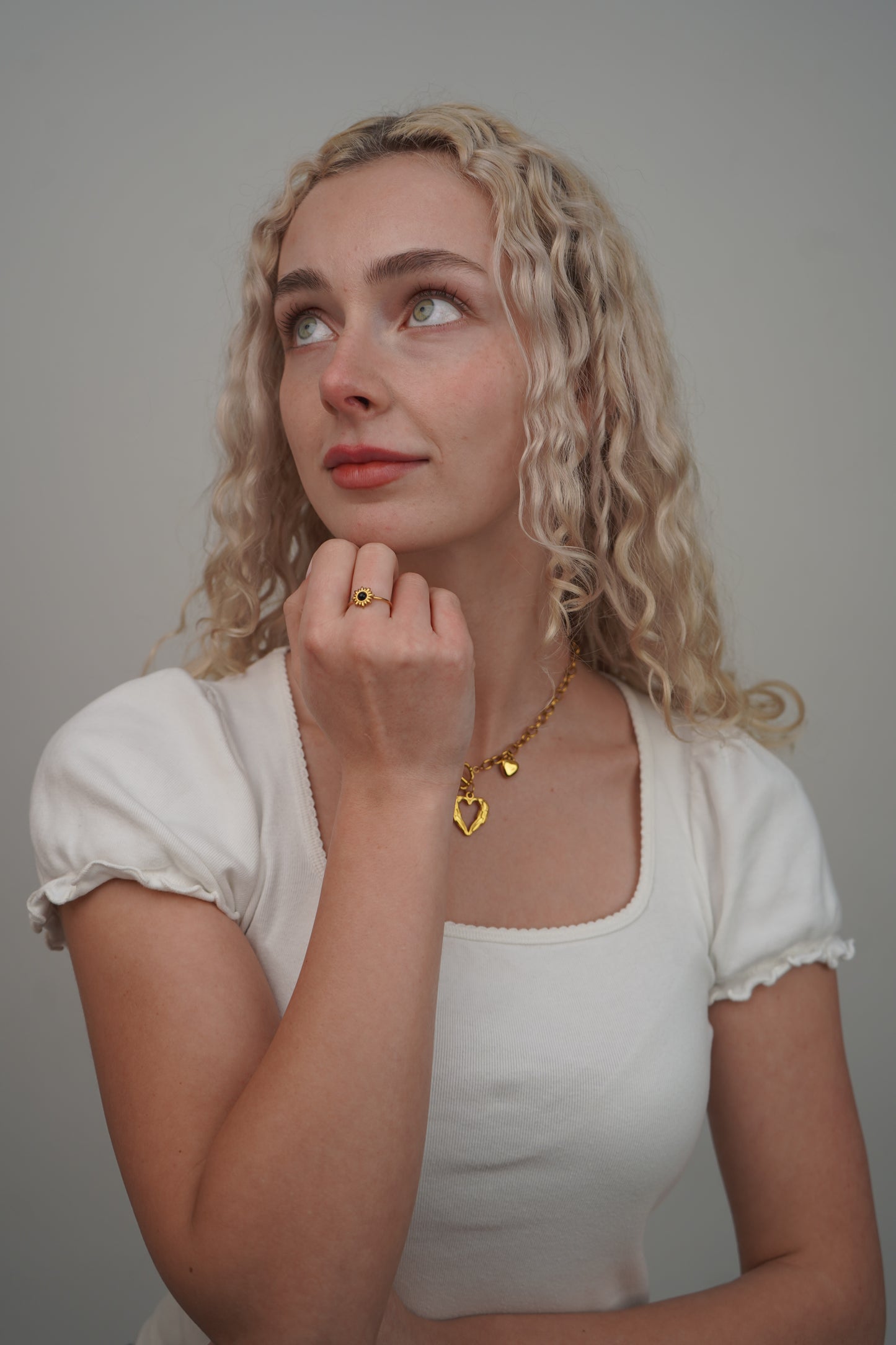 Solara's Sun Ring In Black