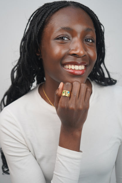 Cressida's Gold Celestial Ring