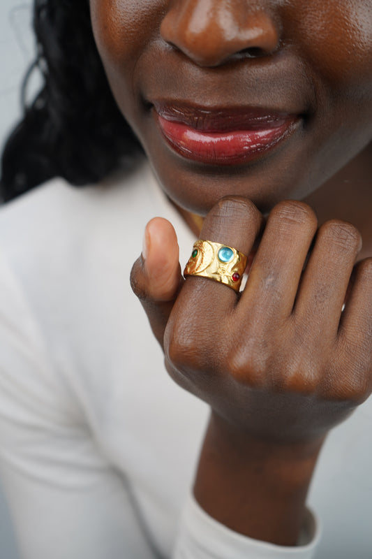 Cressida's Gold Celestial Ring