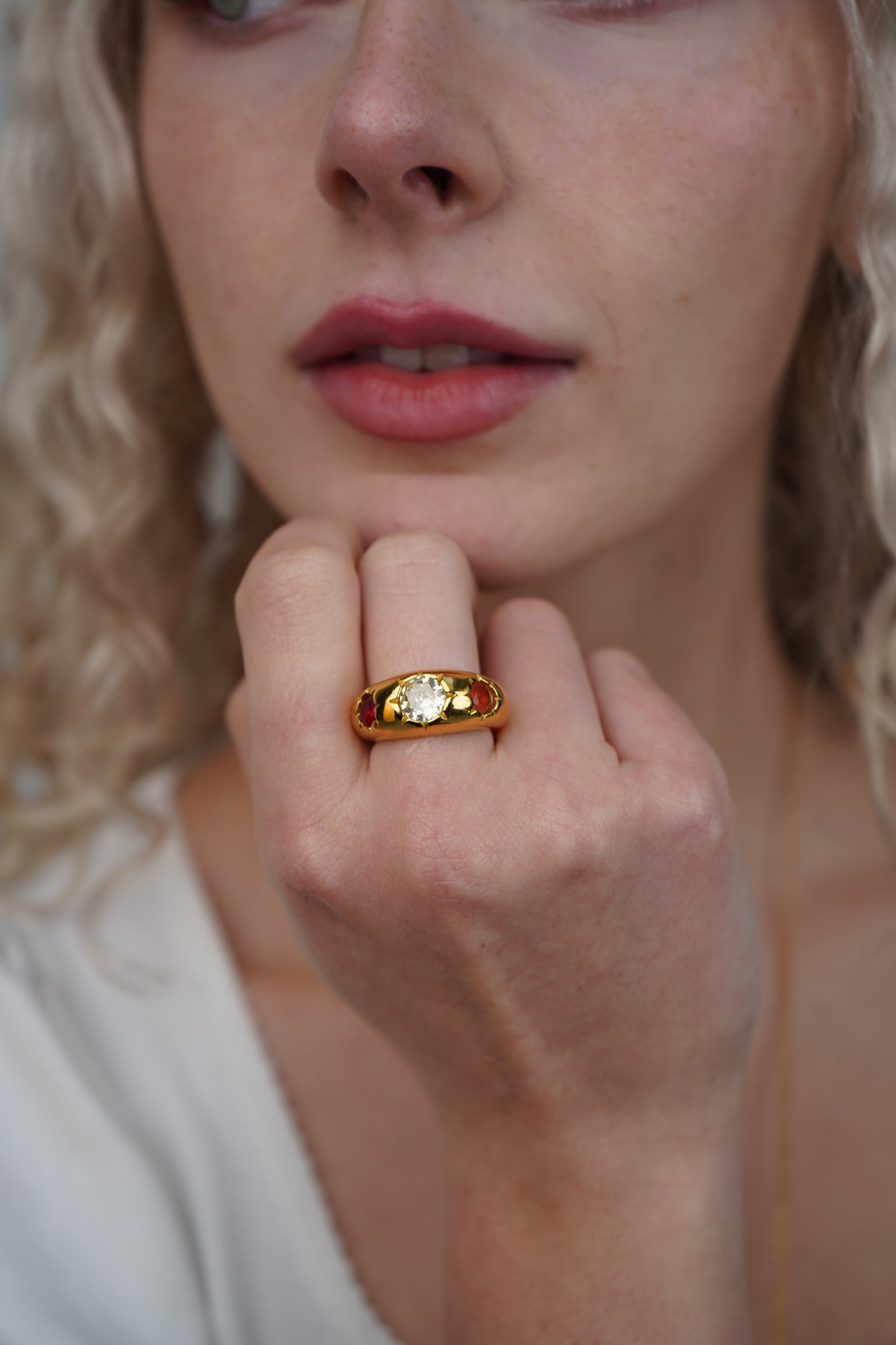 Sophie's Red Gemstone Ring