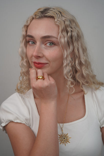 Sophie's Red Gemstone Ring