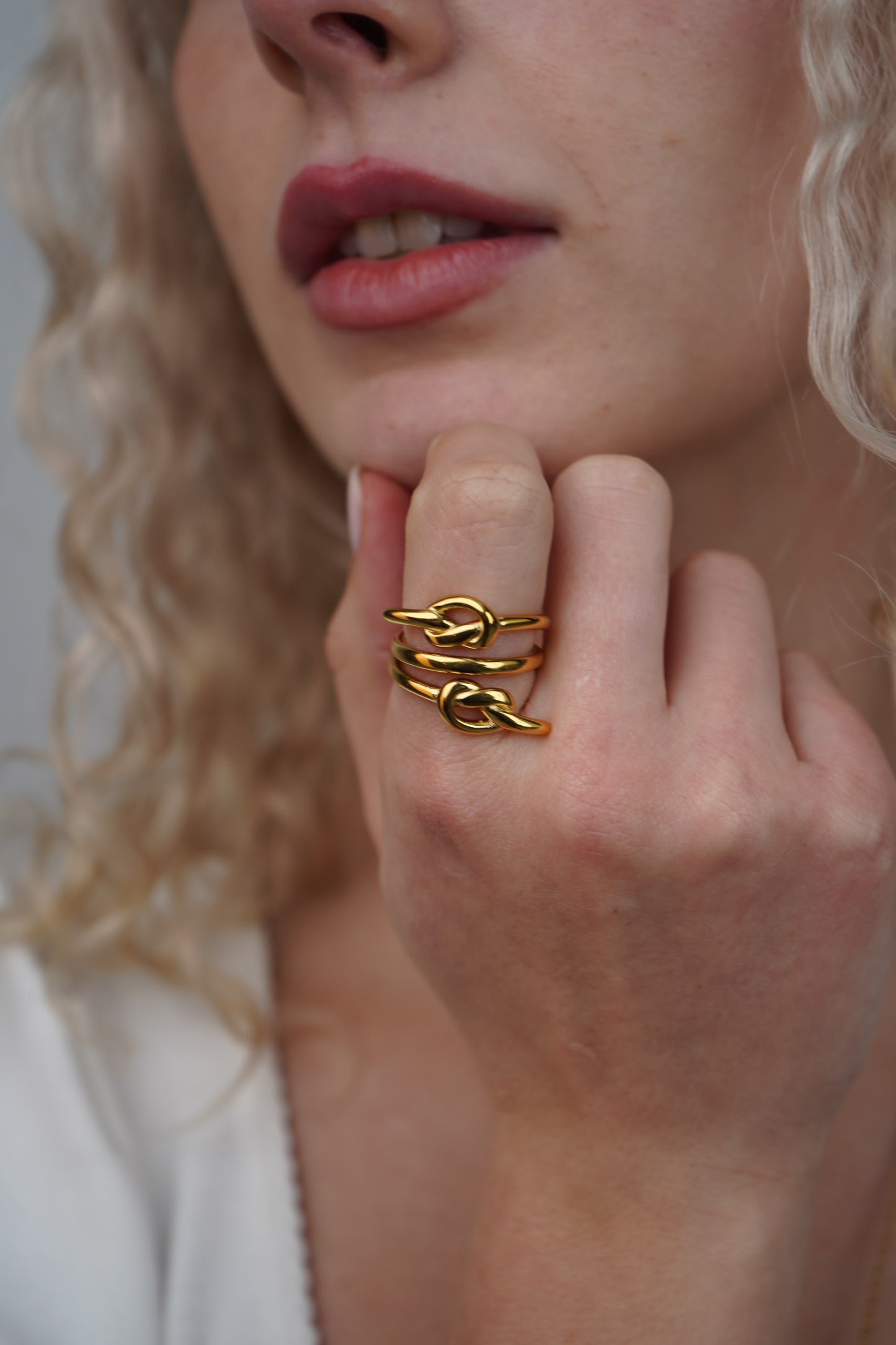 Melissa's twist ring gold