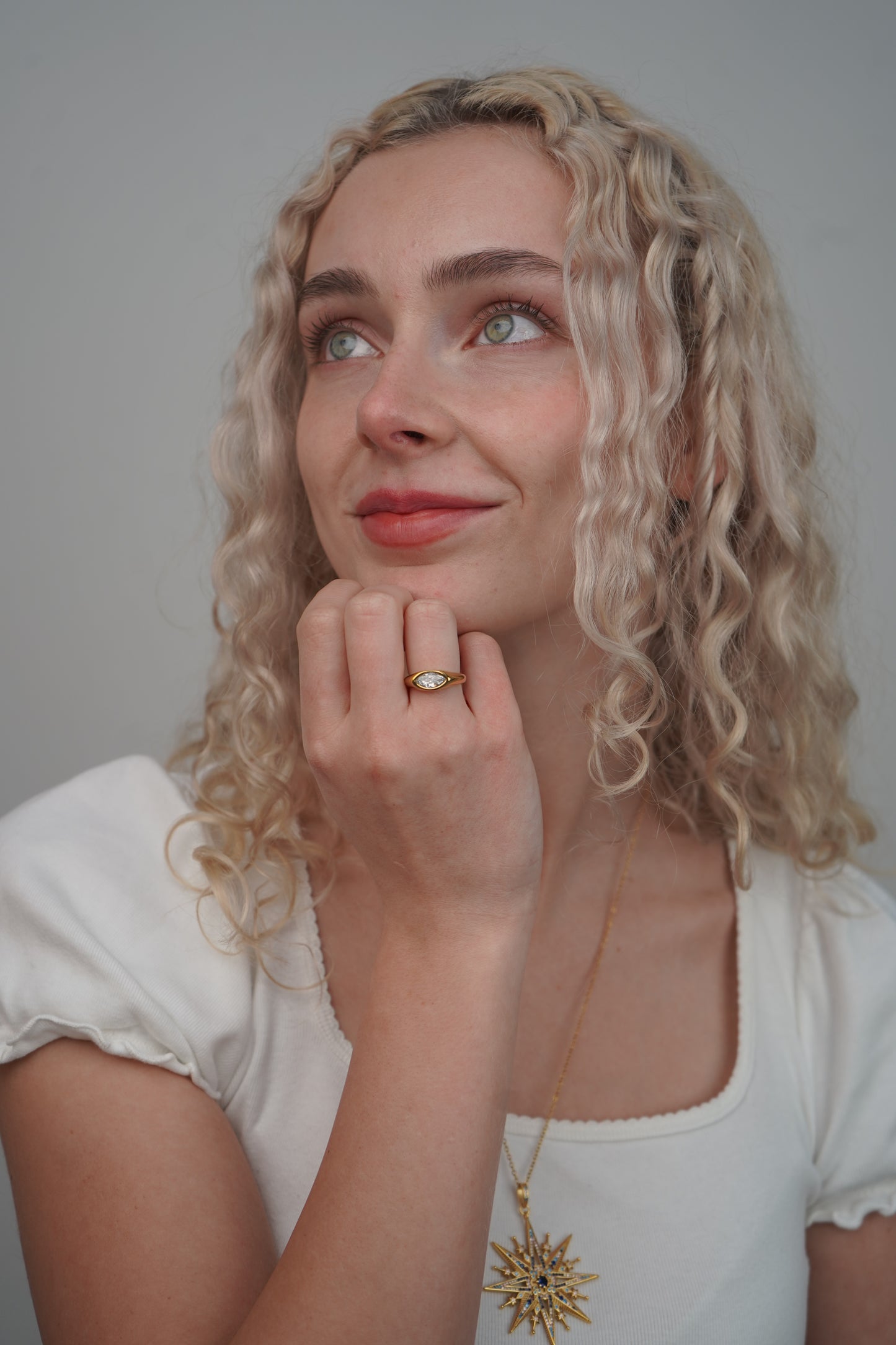 Bailey's Clear Gemstone Ring