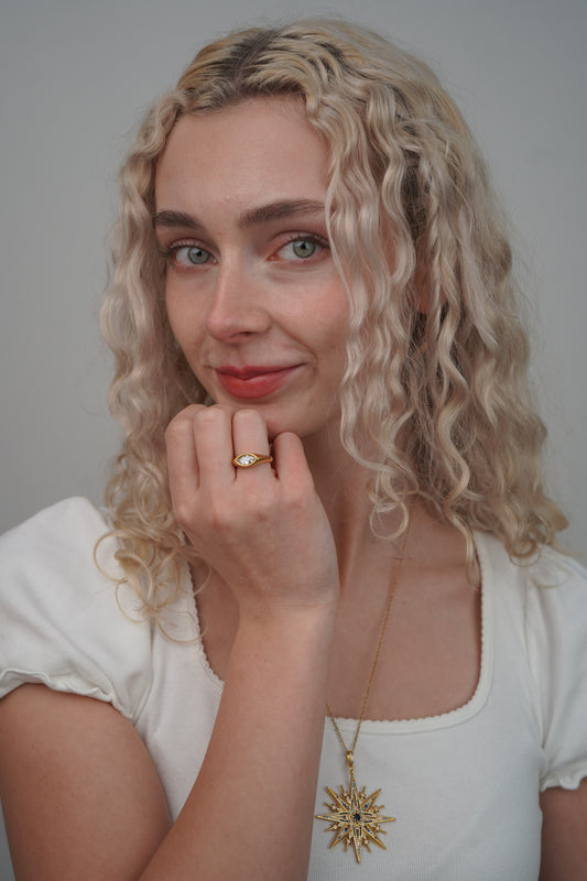 Bailey's Clear Gemstone Ring