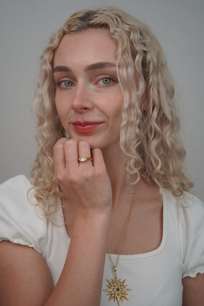 Bailey's Clear Gemstone Ring