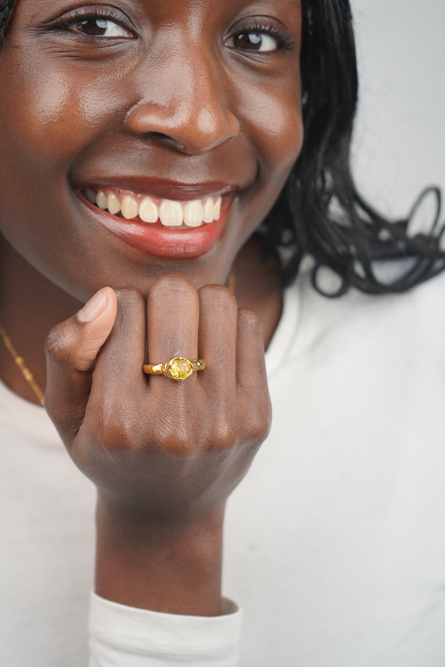 Antonia's Amber Ring