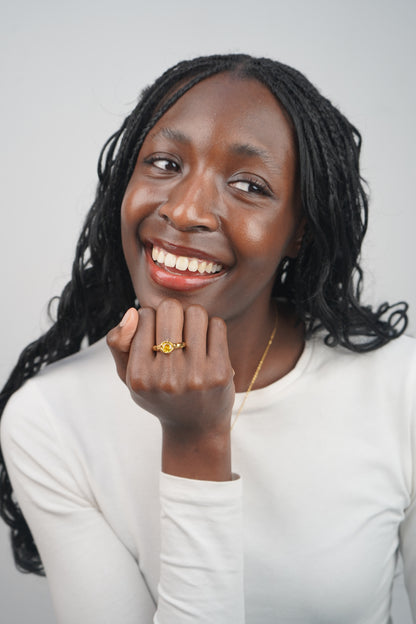 Antonia's Amber Ring