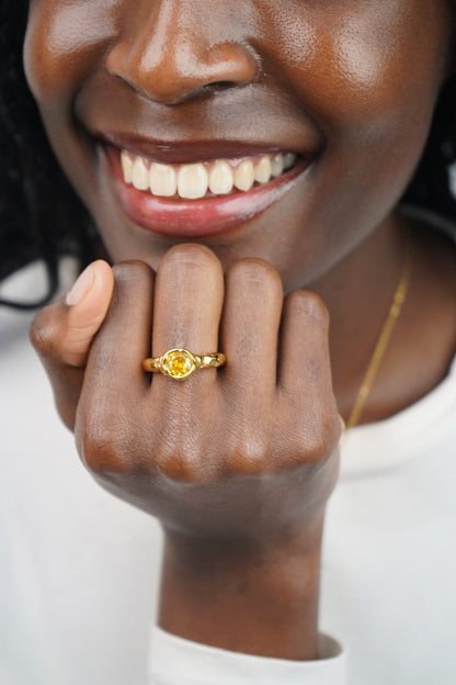Antonia's Amber Ring