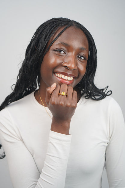 Antonia's Amber Ring