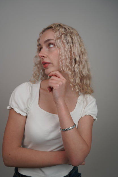 Francesca's Fortuna Bangle in Silver