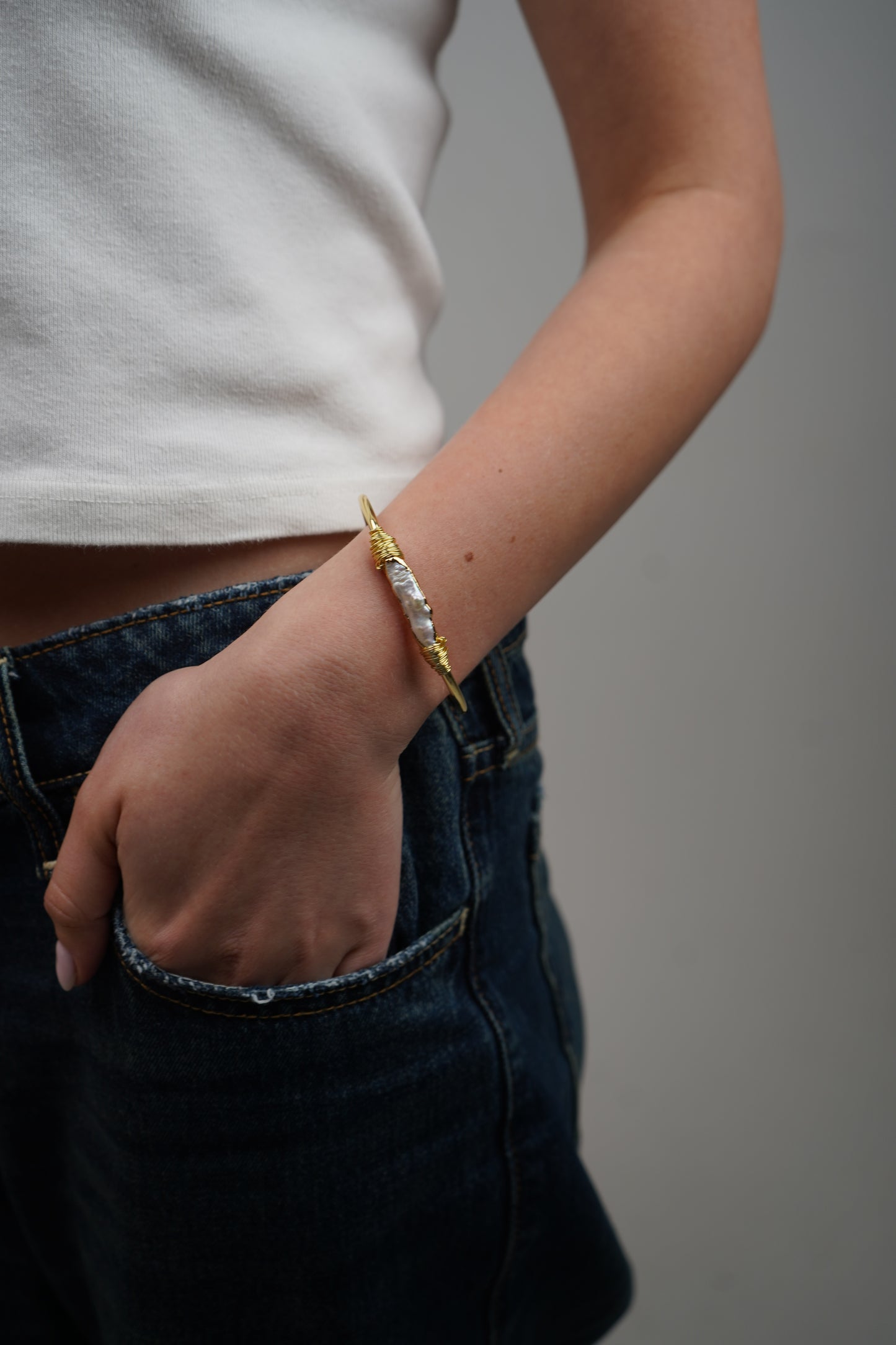 Christina's pearl bangle