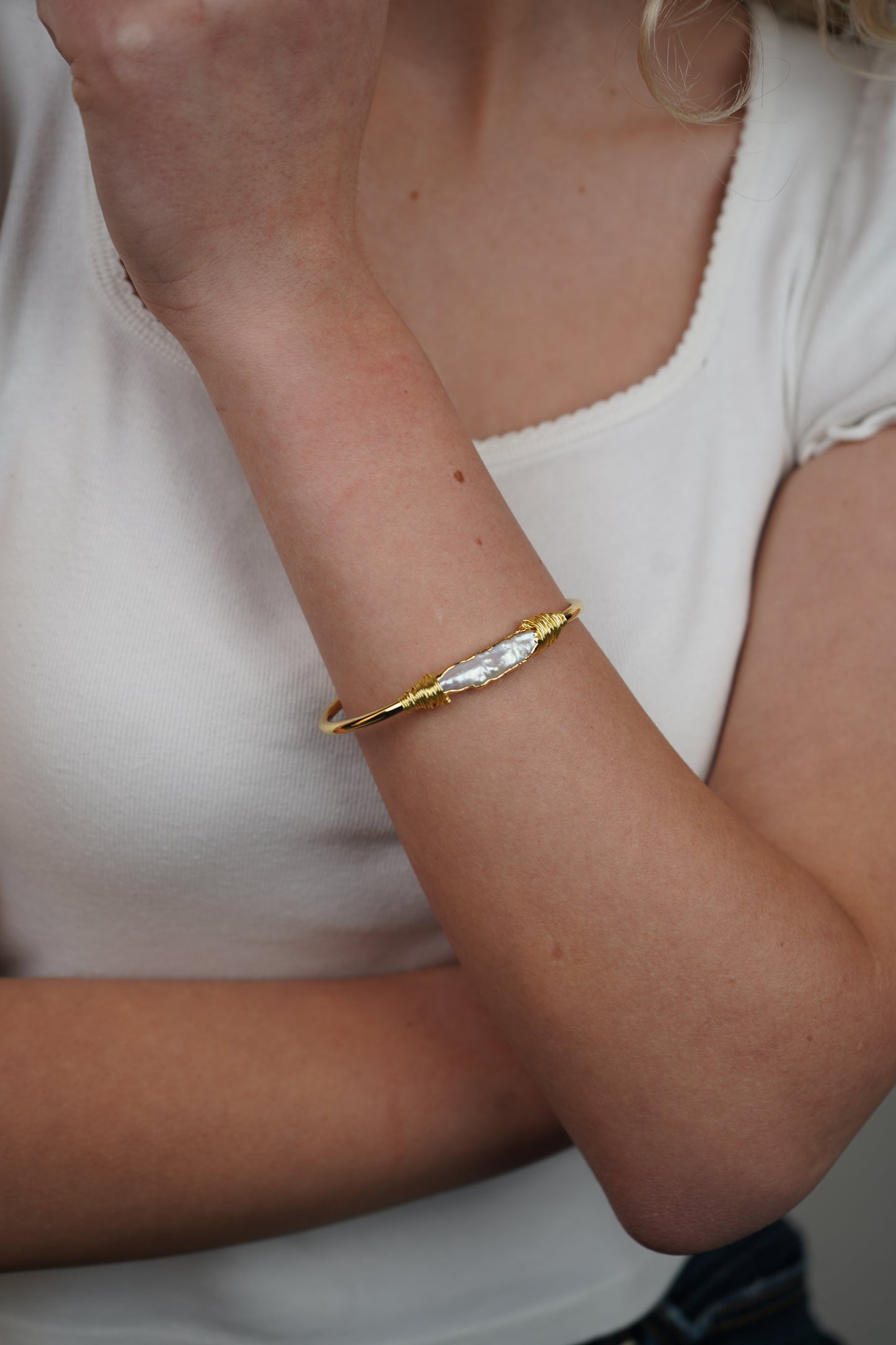 Christina's pearl bangle