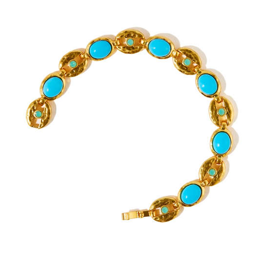 Joy's Gemstone Bracelet in blue