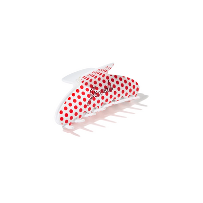 Recreation Jewels Claw Clip - Red Polka Dots