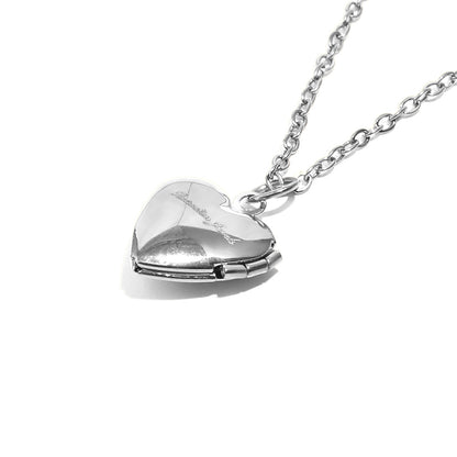 Tiana's Light Blue Heart Locket In Silver