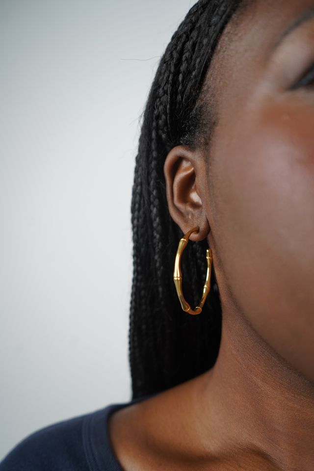 Clementine's Gold Hoops