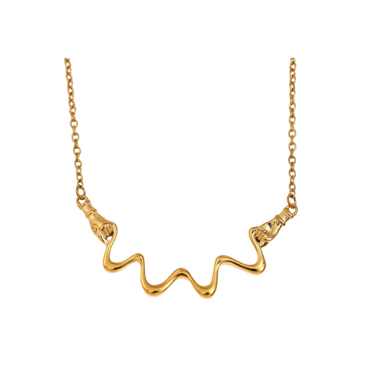 The Friendship Necklace in gold