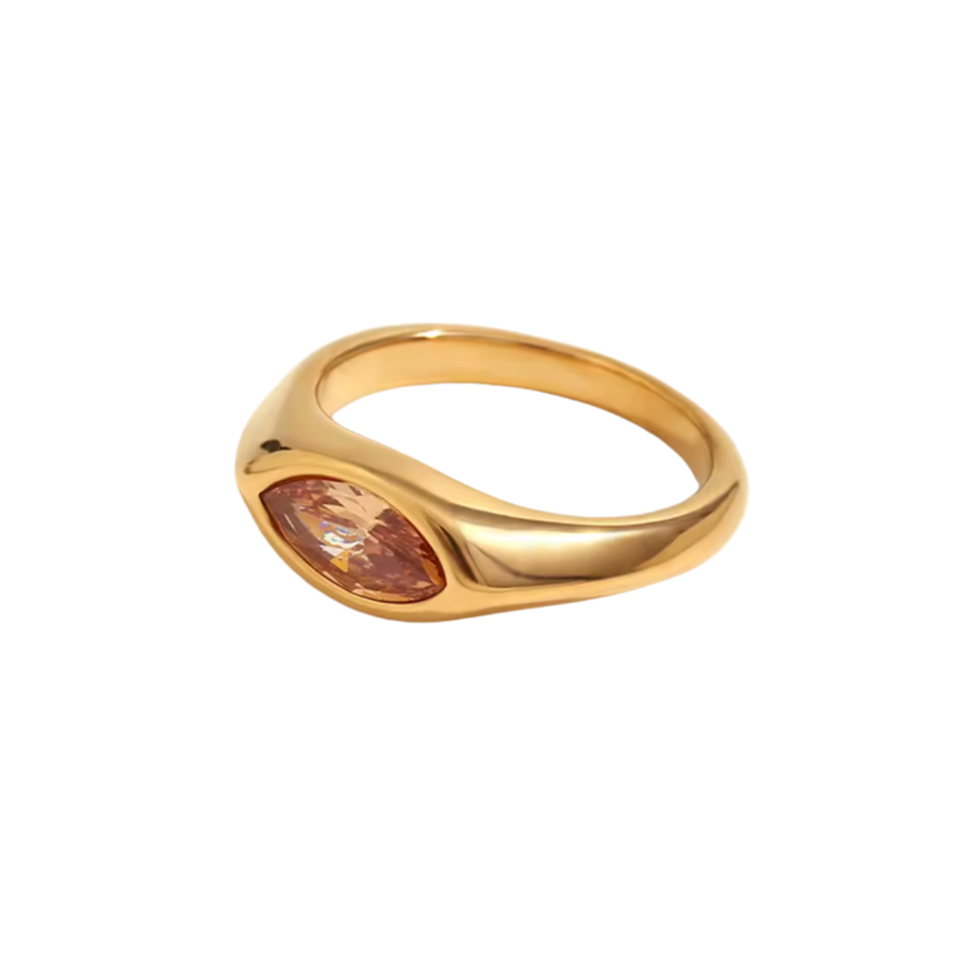 Bailey’s orange gemstone ring