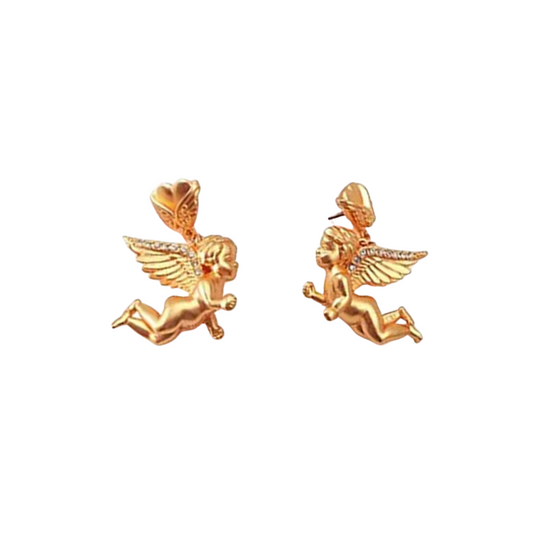 Audrey’s cupid earrings