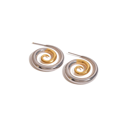 Daphne's mixed swirl earrings