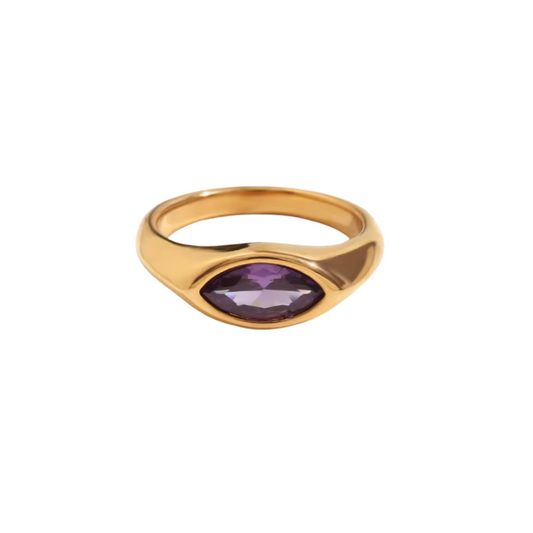 Bailey’s violet gemstone ring