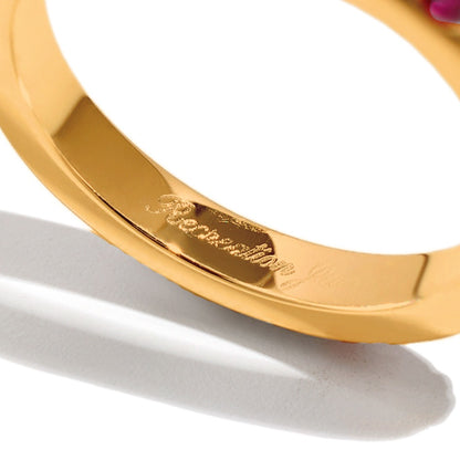 Ameya's rainbow ring In Gold