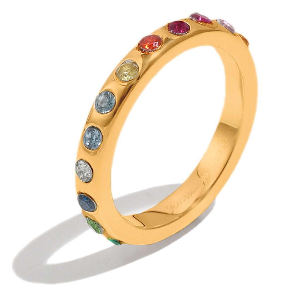 Ameya's rainbow ring In Gold