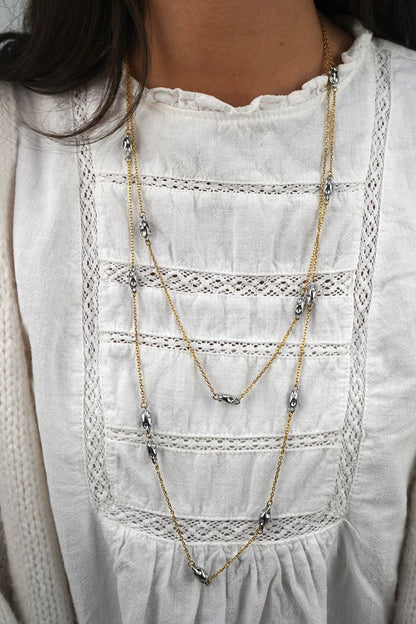 Melanie's Mixed Metal Necklace